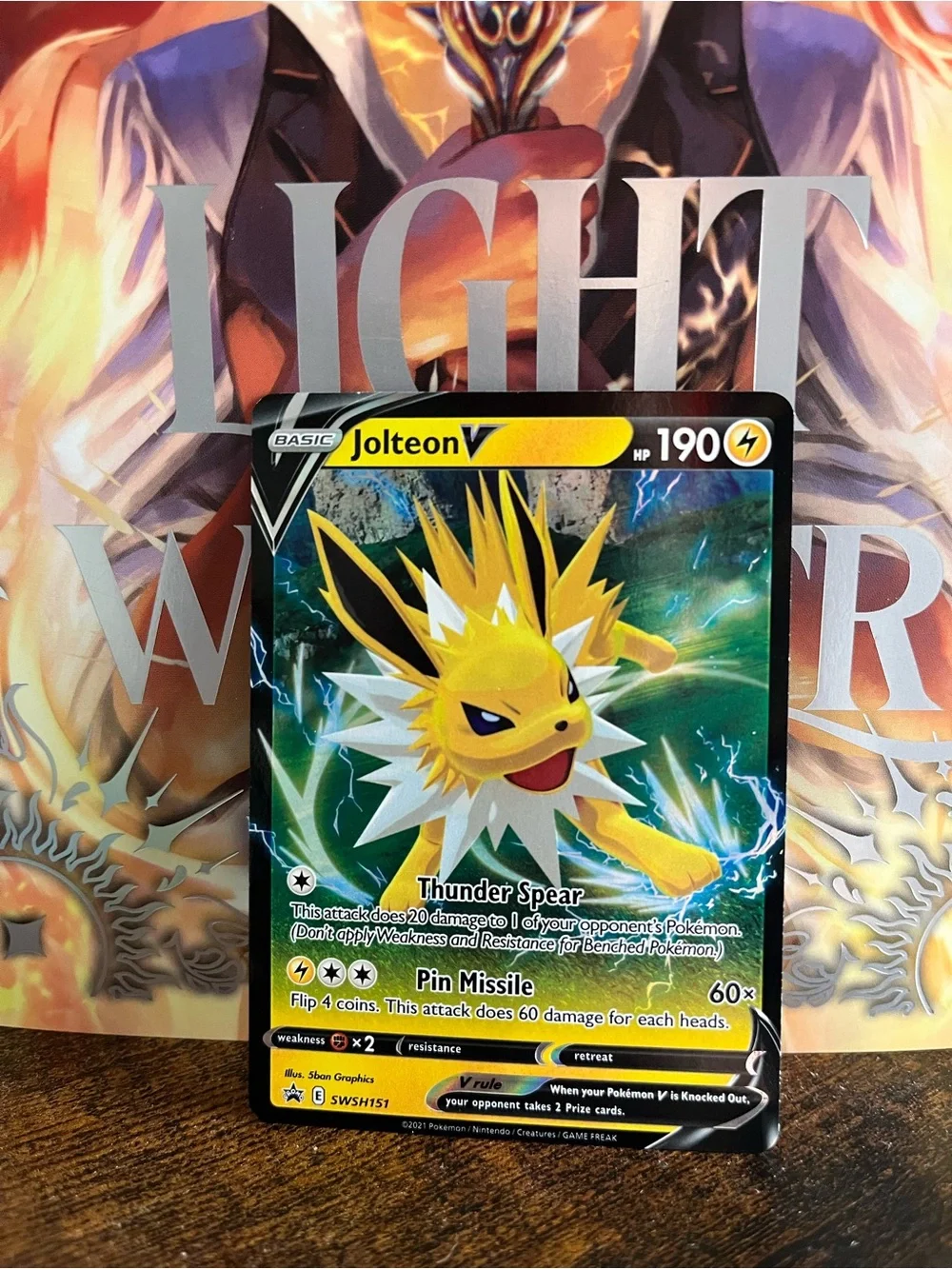 Jolteon V  Pokemon Sword & Shield Promo Card SWSH151